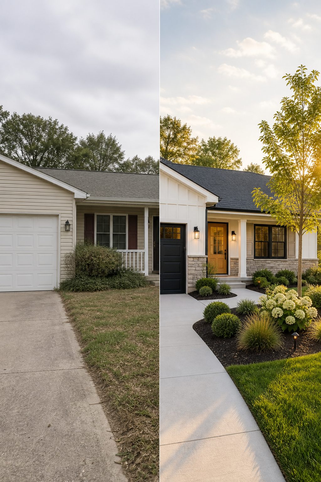 Exterior, modern farmhouse